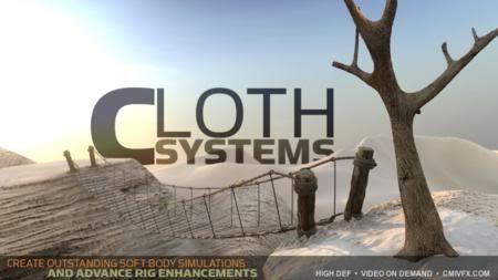 CMIVFX C4D Cloth Systems reup