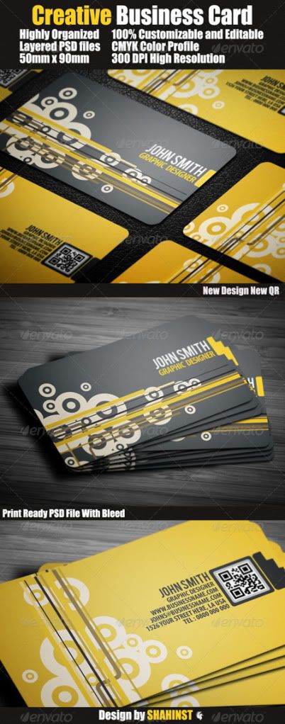 GraphicRiver New QR Business Card GraphicRiver New QR Business Card