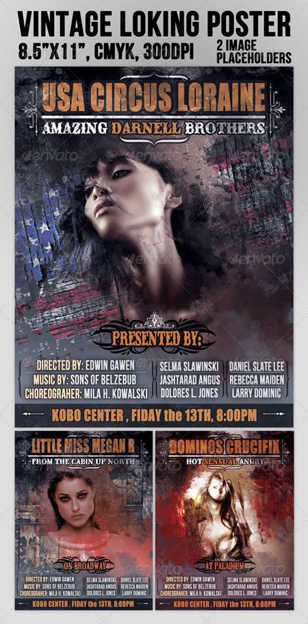 GraphicRiver Vintage Looking Grunge Poster GraphicRiver Vintage Looking Grunge Poster