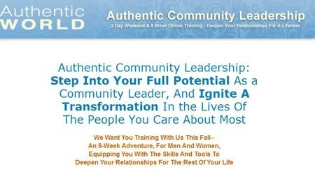 AuthenticWorld (AMP) - Authentic Community Leadership AuthenticWorld (AMP) - Authentic Community Leadership
