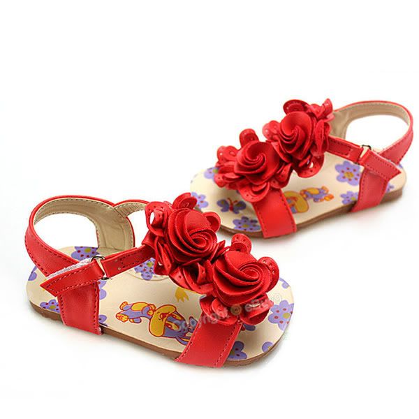 Toddler-baby-girls-Princess-PU-leather-Sandals-shoes-Size-US-5-8-For-9 ...