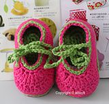 Handmade Crocheted Shoes for Toddler baby soft 6-9 Mts etxg1