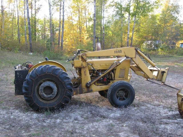 Ford 4500 industrial loader tractor #5