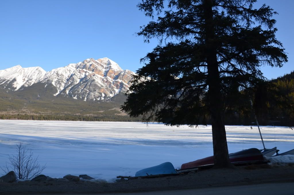 2011年4月加拿大西部山脉公园之旅-8 <wbr>(Patricia <wbr>& <wbr>Pyramid <wbr>Lake)