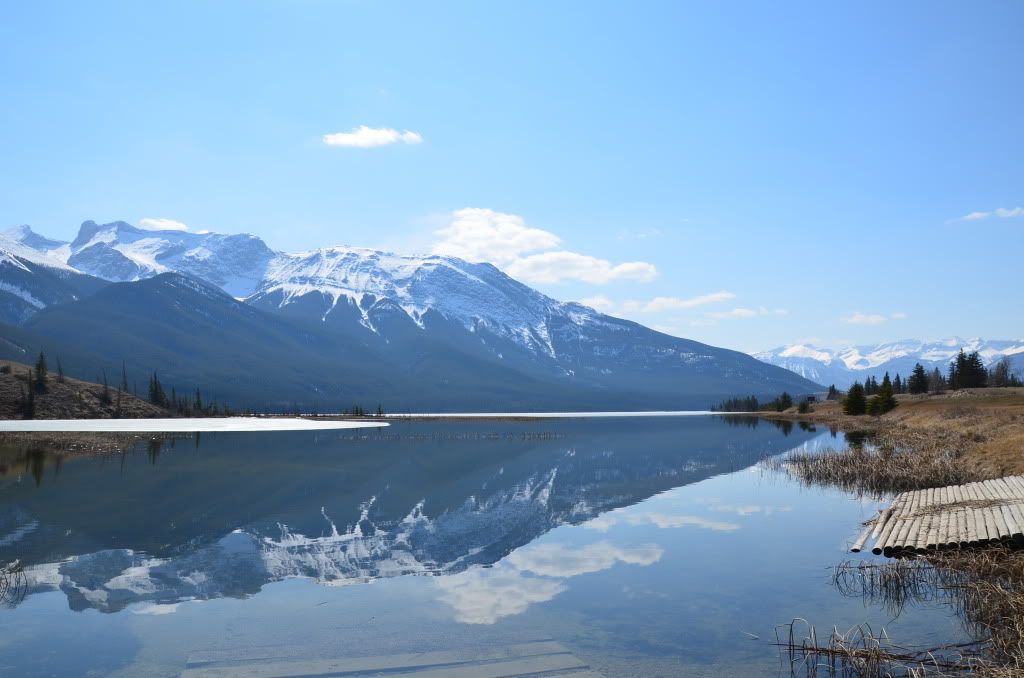2011年4月加拿大西部山脉公园之旅-13 <wbr>(Lake <wbr>on <wbr>the <wbr>way)