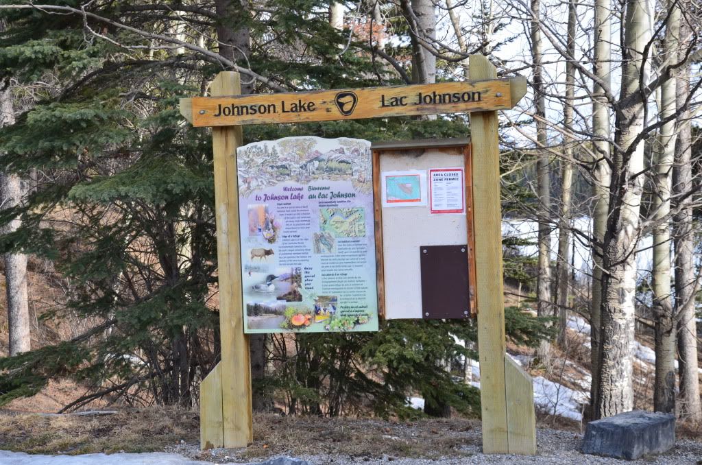 2011年4月加拿大西部山脉公园之旅-18 <wbr>(Johnson <wbr>Lake)