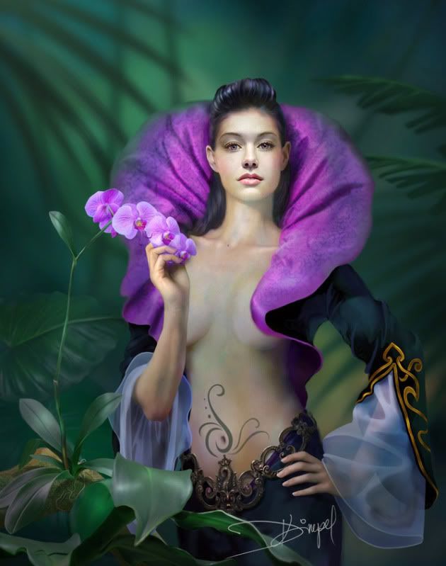 24 tác phẩm digital painting ấn tượng về phụ nữ