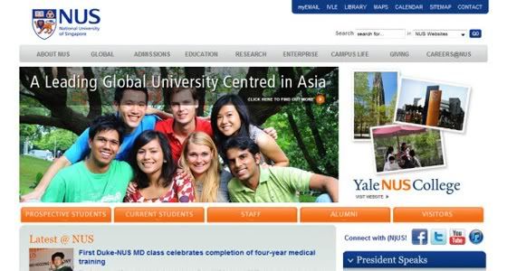 30+ website các trường đại học ấn tượng