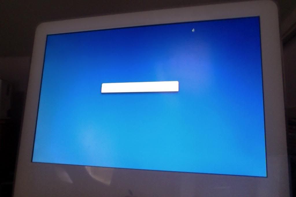 imac g3 blue screen