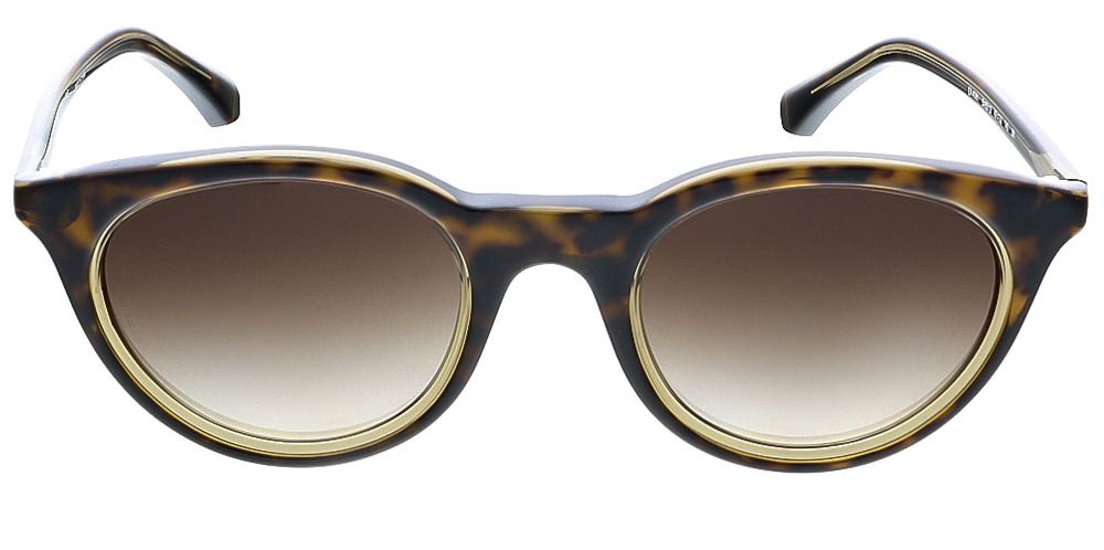 Emporio Armani EA4061 546513 Black on Havana Round Emporio Armani sunglasses Emporio Armani EA4061 546513 Black on Havana Round Emporio Armani sunglasses
