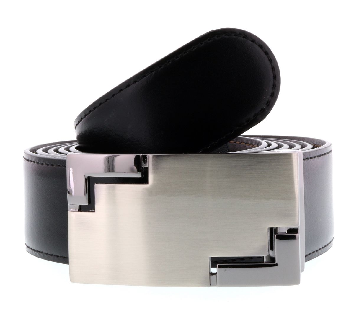 HS Collection HSB 5099 Black/Brown Reversible/Adjustable Mens Belt HS Collection HSB 5099 Black/Brown Reversible/Adjustable Mens Belt