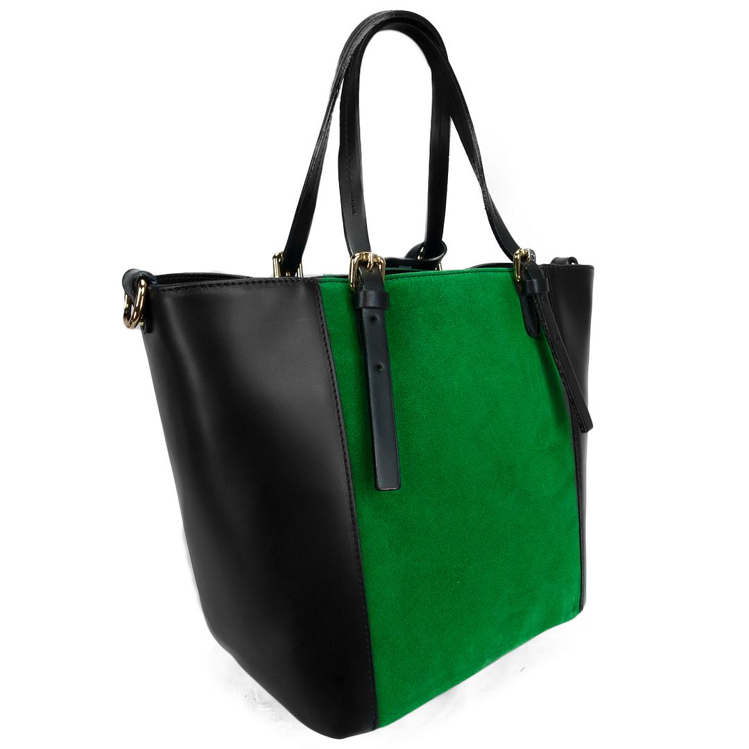 HS 5211 NV LALA Leather Shopper/Tote Bag HS 5211 NV LALA Leather Shopper/Tote Bag