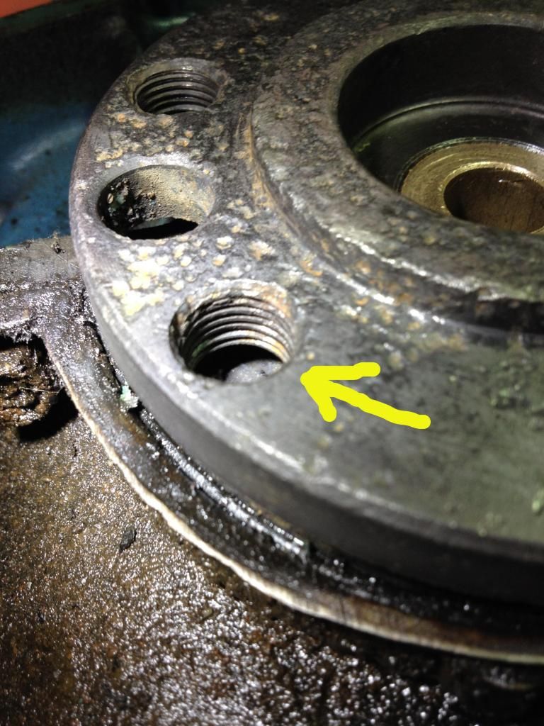 Flywheel to Crankshaft Bolt and Hole Stripped, helicoil?