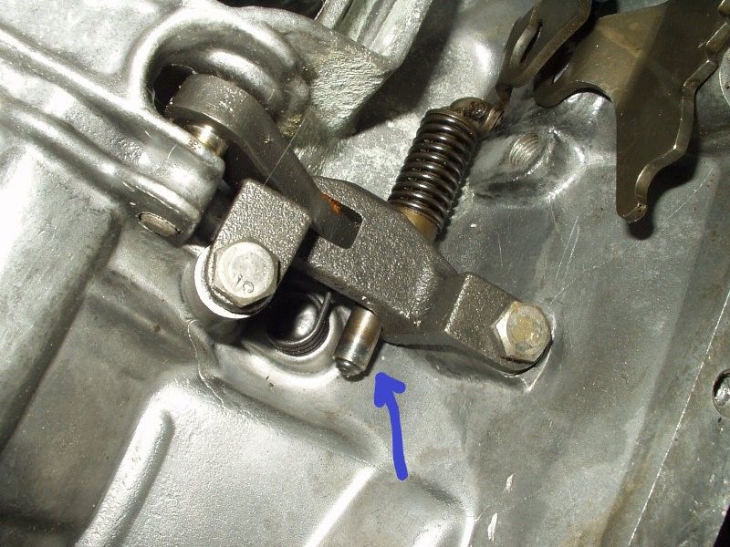 How to get the PowerGlide Parking Pawl Actuator Back in Place? Chevy