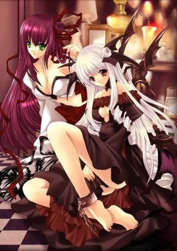 girl and demon