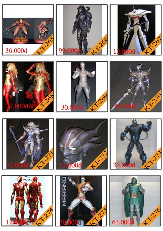 Bán mô hình giấy 3D chưa thành phẩm với 3,000 mẫu. - 22