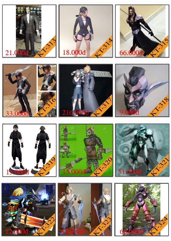 Bán mô hình giấy 3D chưa thành phẩm với 3,000 mẫu. - 26