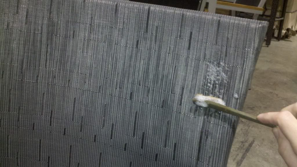 Then brush the wicker with soft bristles or a sponge, and a simple cleaning solution