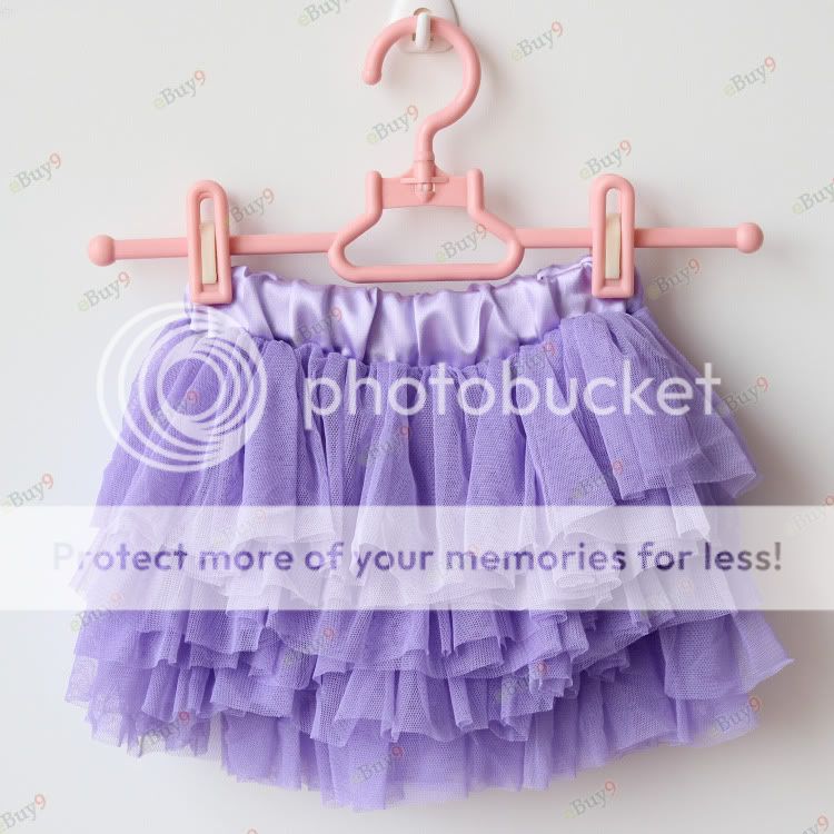 Baby Toddler Girl Ribbon Bow Dancing Party Sweet Princess Soft Fluffy Tutu Skirt