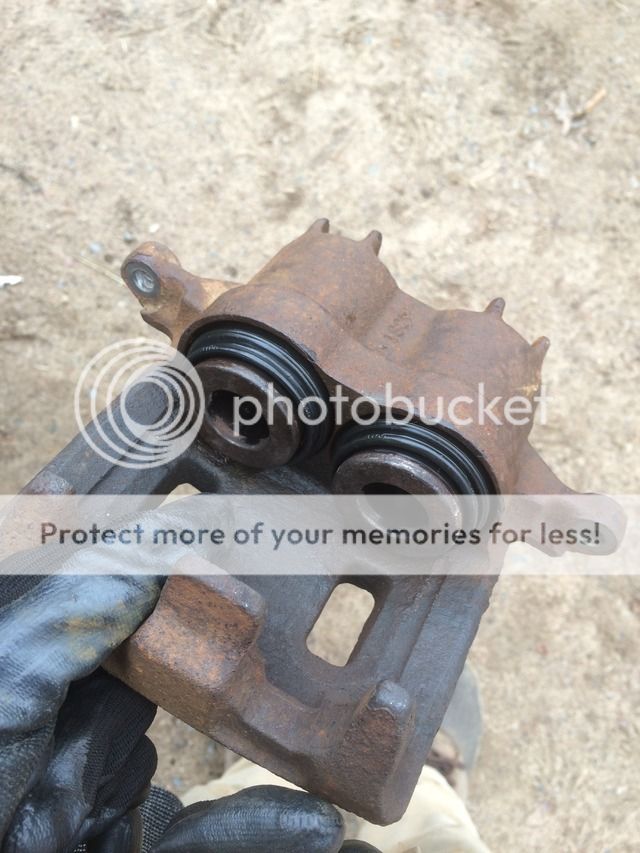 Rear Brake Caliper Piston Dust Boot Removal Ford Truck Enthusiasts Forums