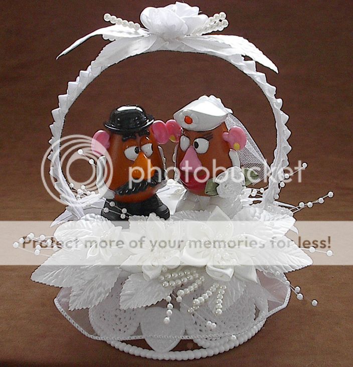 Mr & Mrs Potato Head Wedding Cake Topper/Top Disney Toy Story Bride 