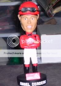 BRAND NEW 2007 SARATOGA ANGEL CORDERO BOBBLEHEAD  